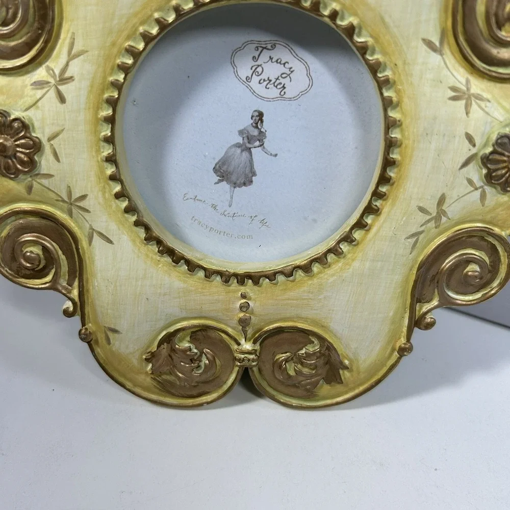 Vintage Tracy Porter Ornate Picture Cottage Frame Style Floral